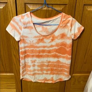 S Orange tyedye tshirt